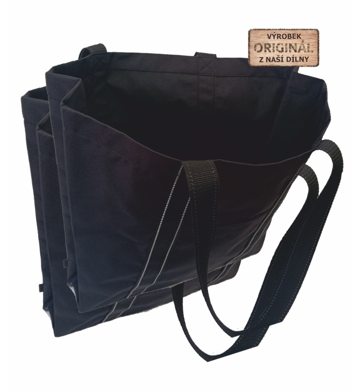Taška Shopper bag - oranžový s motýlem popruh