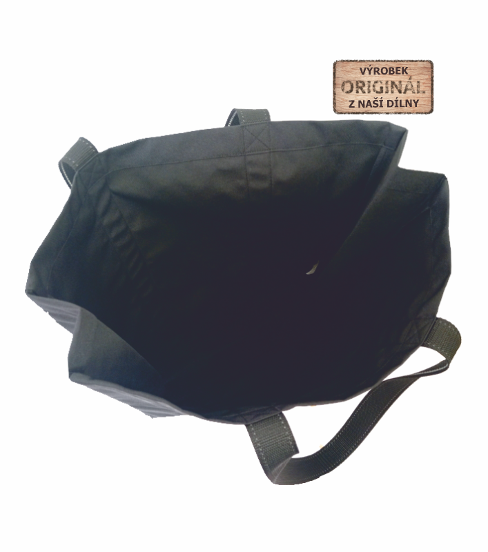 Taška Shopper bag - oranžový s motýlem popruh