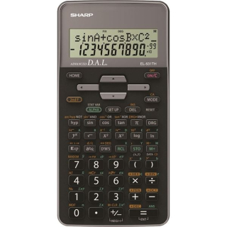 Vědecká kalkulačka Sharp EL-531TH - 10 míst, šedá
